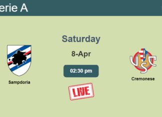 How to watch Sampdoria vs. Cremonese on live stream and at what time