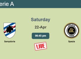 How to watch Sampdoria vs. Spezia on live stream and at what time