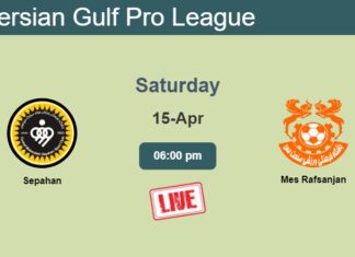 How to watch Sepahan vs. Mes Rafsanjan on live stream and at what time