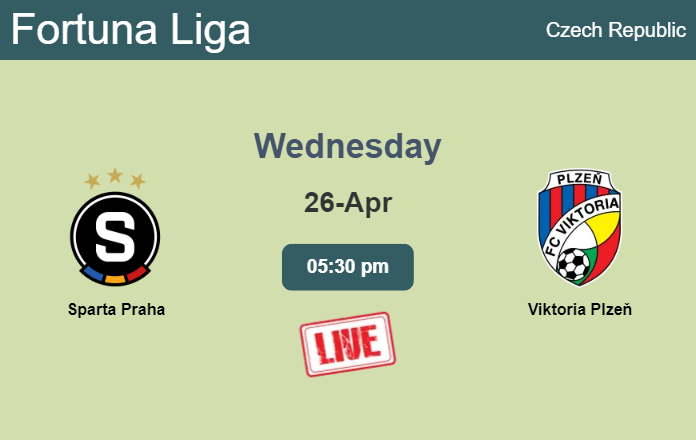 How to watch Sparta Praha vs. Viktoria Plzeň on live stream and at what time