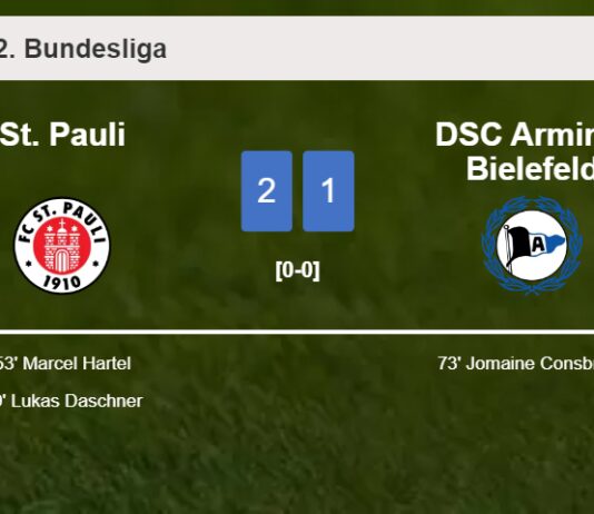 St. Pauli beats DSC Arminia Bielefeld 2-1