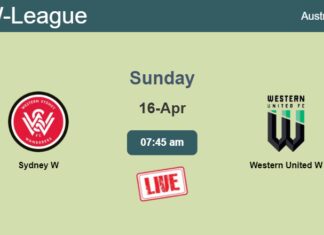 How to watch Sydney W vs. Western United W on live stream and at what time