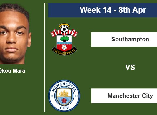 FANTASY PREMIER LEAGUE. Sékou Mara statistics before facing Manchester City on Saturday 8th of April for the 14th week.