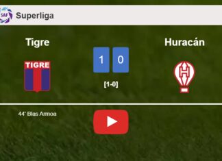 Tigre conquers Huracán 1-0 with a goal scored by B. Armoa. HIGHLIGHTS