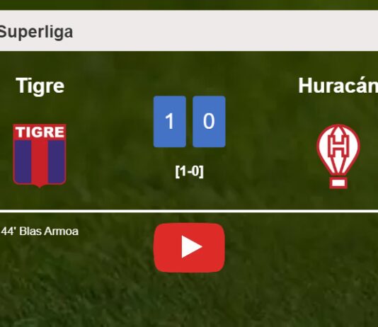 Tigre conquers Huracán 1-0 with a goal scored by B. Armoa. HIGHLIGHTS