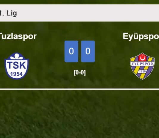 Tuzlaspor draws 0-0 with Eyüpspor on Saturday