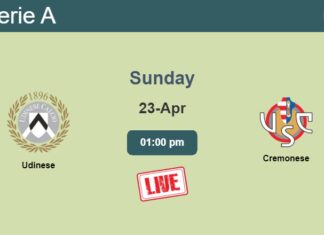 How to watch Udinese vs. Cremonese on live stream and at what time