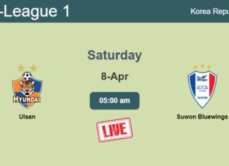 How to watch Ulsan vs. Suwon Bluewings on live stream and at what time