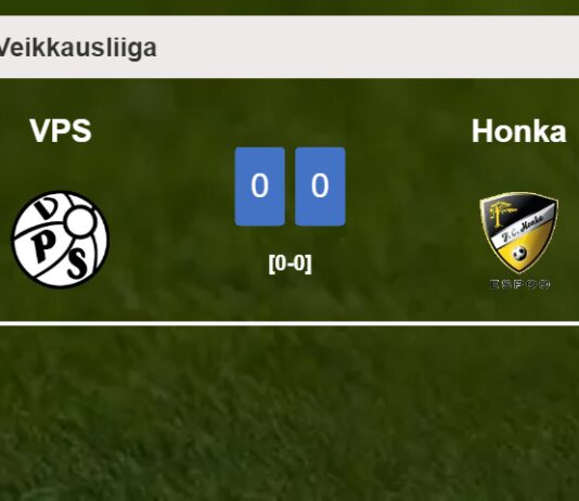 VPS draws 0-0 with Honka on Saturday