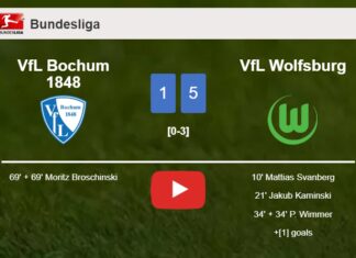VfL Wolfsburg overcomes VfL Bochum 1848 5-1 after playing a incredible match. HIGHLIGHTS