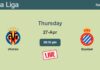 How to watch Villarreal vs. Espanyol on live stream and at what time