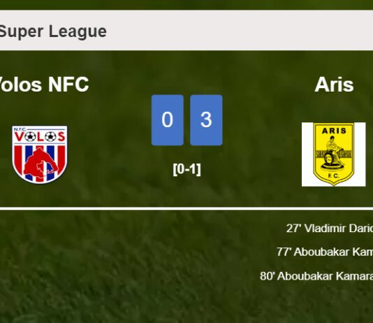 Aris defeats Volos NFC 3-0