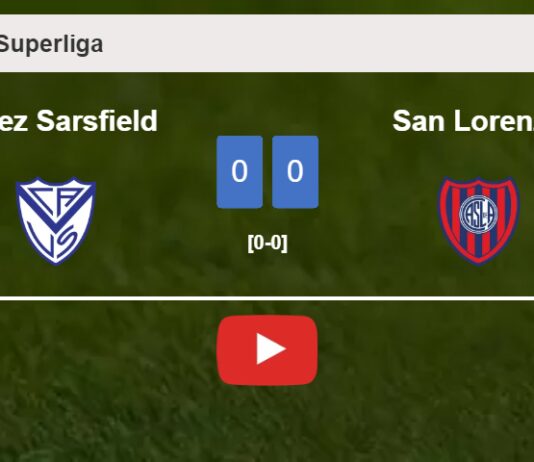 Vélez Sarsfield draws 0-0 with San Lorenzo on Saturday. HIGHLIGHTS