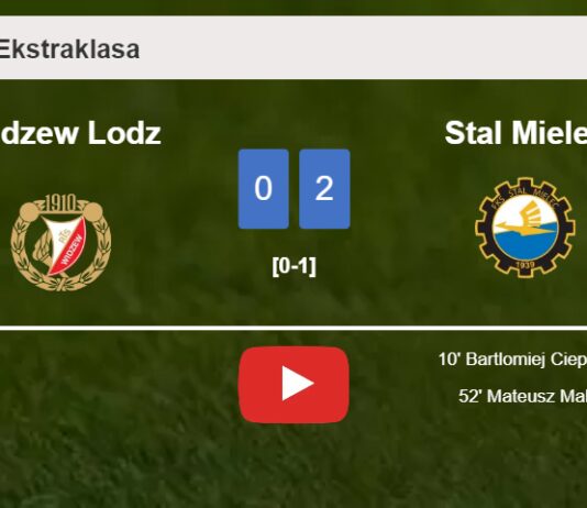 Stal Mielec defeats Widzew Lodz 2-0 on Saturday. HIGHLIGHTS
