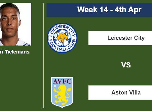 FANTASY PREMIER LEAGUE. Youri Tielemans statistics before facing Aston Villa on Tuesday 4th of April for the 14th week.