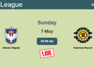 How to watch Albirex Niigata vs. Kashiwa Reysol on live stream and at what time