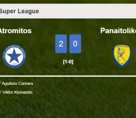 Atromitos beats Panaitolikos 2-0 on Saturday