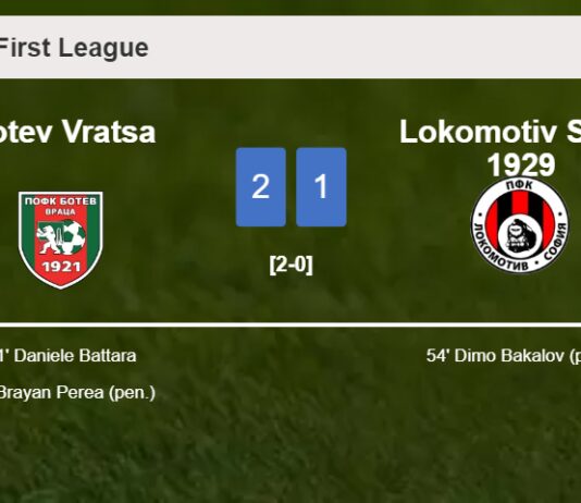 Botev Vratsa defeats Lokomotiv Sofia 1929 2-1