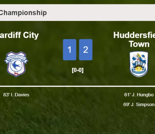 Huddersfield Town defeats Cardiff City 2-1