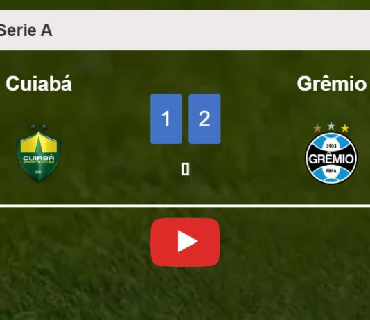 Cuiabá draws 0-0 with Grêmio on Sunday. HIGHLIGHTS