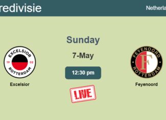 How to watch Excelsior vs. Feyenoord on live stream and at what time