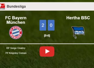 FC Bayern München surprises Hertha BSC with a 2-0 win. HIGHLIGHTS