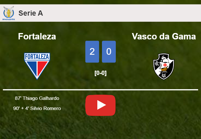 Fortaleza surprises Vasco da Gama with a 2-0 win. HIGHLIGHTS