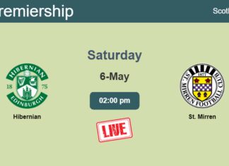 How to watch Hibernian vs. St. Mirren on live stream and at what time