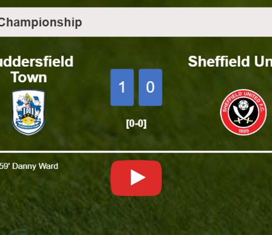 Huddersfield Town overcomes Sheffield United 1-0 with a goal scored by D. Ward. HIGHLIGHTS