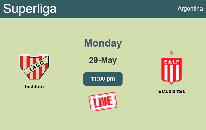 How to watch Instituto vs. Estudiantes on live stream and at what time