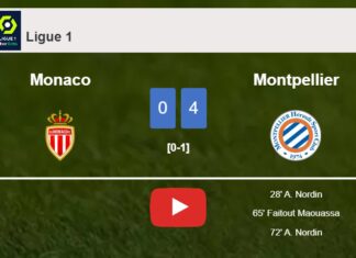 Montpellier prevails over Monaco 4-0 after playing a incredible match. HIGHLIGHTS