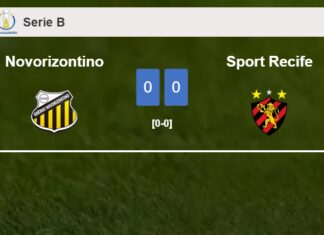 Novorizontino draws 0-0 with Sport Recife on Sunday