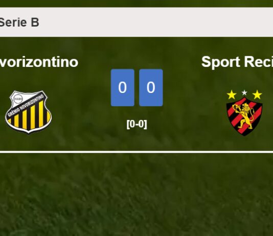 Novorizontino draws 0-0 with Sport Recife on Sunday