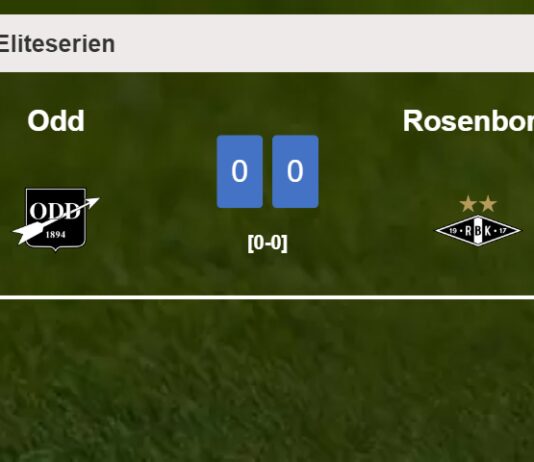 Odd draws 0-0 with Rosenborg on Sunday