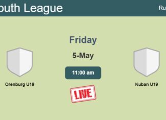 How to watch Orenburg U19 vs. Kuban U19 on live stream and at what time