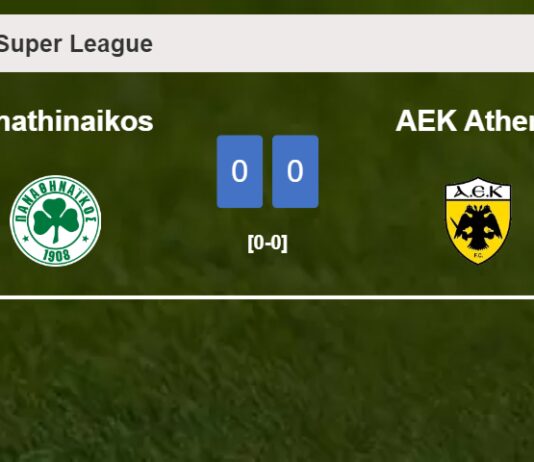 Panathinaikos draws 0-0 with AEK Athens on Sunday