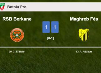 RSB Berkane and Maghreb Fès draw 1-1 on Saturday