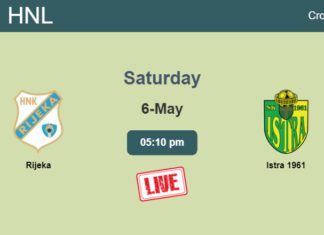 How to watch Rijeka vs. Istra 1961 on live stream and at what time