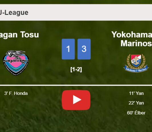 Yokohama F. Marinos defeats Sagan Tosu 3-1 after recovering from a 0-1 deficit. HIGHLIGHTS