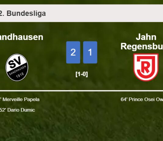Sandhausen tops Jahn Regensburg 2-1