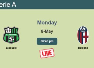 How to watch Sassuolo vs. Bologna on live stream and at what time