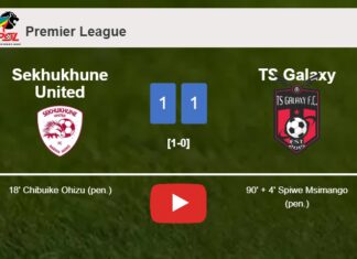 TS Galaxy snatches a draw against Sekhukhune United. HIGHLIGHTS