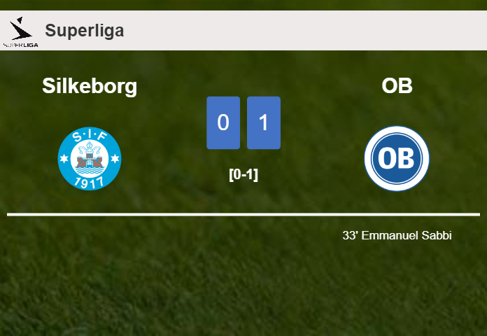 OB conquers Silkeborg 1-0 with a goal scored by E. Sabbi