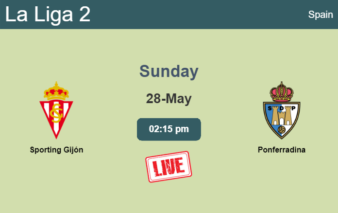 How to watch Sporting Gijón vs. Ponferradina on live stream and at what time
