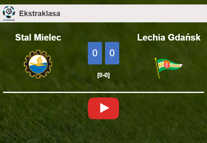 Stal Mielec draws 0-0 with Lechia Gdańsk on Sunday. HIGHLIGHTS