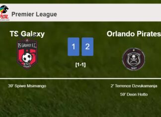 Orlando Pirates tops TS Galaxy 2-1