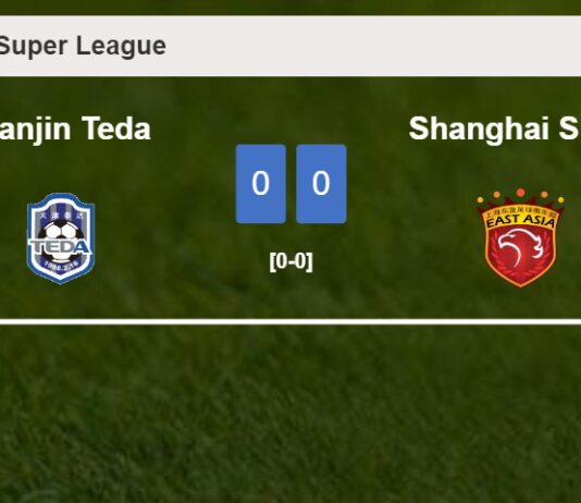 Tianjin Teda draws 0-0 with Shanghai SIPG on Saturday