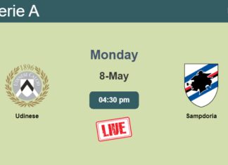 How to watch Udinese vs. Sampdoria on live stream and at what time