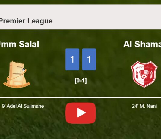 Umm Salal steals a draw against Al Shamal. HIGHLIGHTS