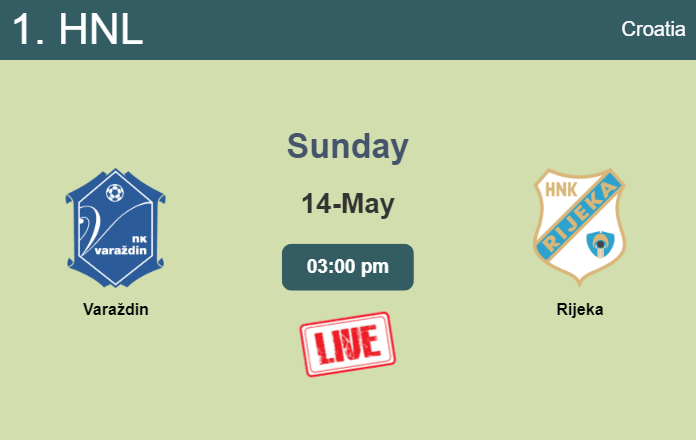 How to watch Varaždin vs. Rijeka on live stream and at what time